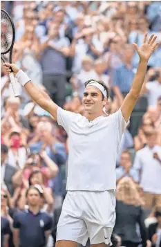  ?? SUSAN MULLANE, USA TODAY SPORTS ?? Roger Federer, above, is the third man to win multiple Grand Slam titles in the Open era without dropping a set, joining Bjorn Borg and Rafael Nadal.