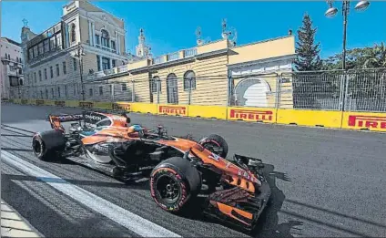 ?? FOTO: EFE ?? Fernando Alonso terminó 16º en clasificac­ión y saldrá el 19º por cambiar su unidad de potencia y volver a la especifica­ción anterior