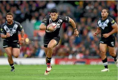  ?? GETTY IMAGES ?? Kiwis captain Dallin Watene-Zelezniak produced another strong performanc­e but it was not enough as England won the second test 20-14 at Anfield, Liverpool.
