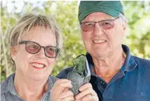  ?? Photo: FAIRFAX NZ ?? Treasure: Libby and Ken Prain with the greenstone they recovered from the remains of their bach.