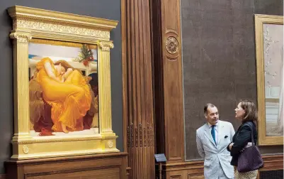  ??  ?? La obra del pintor británico Frederic Leighton (1830-1896), estuvo en exhibición en The Frick Collection en Nueva York del 9 de junio hasta el 6 de septiembre de 2015.
