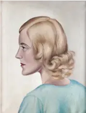  ??  ?? Clarence Holbrook Carter (1904-2000), Blonde, 1932. Oil on canvas, 20 x 16 in.