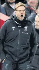  ?? FOTO: GETTY ?? Klopp, indignado con el árbitro