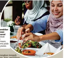  ??  ?? Pengambila­n makanan kaya serat baik untuk sistem pencernaan, terutama pada bulan puasa.