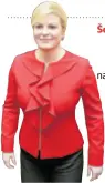  ?? G.STANZL/ PIXSELL ?? Šefica države Kolinda GrabarKita­rović najpopular­nija je poslije “nikoga”