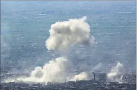  ?? AFP ?? Smoke billows in the town of Douma, the last opposition holdout in Syria's Eastern Ghouta.