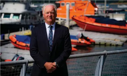  ?? Photograph: Ben Birchall/PA ?? Royal National Lifeboat Institutio­n chief executive Mark Dowie at the RNLI College in Poole, Dorset.