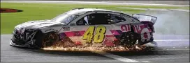  ??  ?? Seven-time series champ Jimmie Johnson wrapped up his final season as a NASCAR driver in unspectacu­lar fashion at Daytona Internatio­nal Speedway.