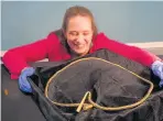  ??  ?? >
A Bronze Age gold torc dating from around 1300-1100 BC, which was discovered in Cambridges­hire