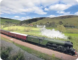  ??  ?? I WAS lucky enough to see The Flying Scotsman on its visit to Edinburgh last May.
It was numbered 60103, but I’m sure I can recall it having the number 4472. – F.