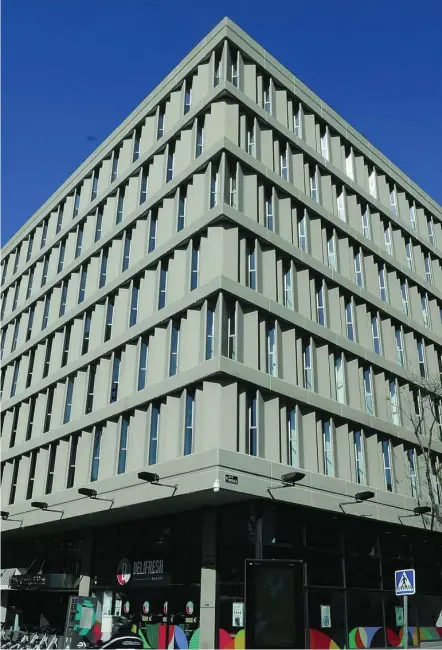  ?? GONZALO PÉREZ ?? El edificio de IBM en La Castellana, de Miguel Fisac es uno de los grandes hitos de la arquitectu­ra madrileña