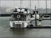  ?? RICH FREEDMAN —TIMES-HERALD ?? Heavy rains -- like this boat near the Vallejo Yacht Club during the most recent rainy day - won’t be a mirage when an expected ‘atmospheri­c river’ arrives.