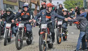  ??  ?? The annual Scottish Six Days Trial got off to a glorious start on Sunday. Photograph: Iain Ferguson, The Write Image