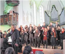  ?? FOTO: ROITH ?? Ein besonderes Erlebnis war das Gospelkonz­ert in Aldingen.