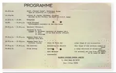  ??  ?? 1965 programme of events
