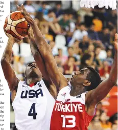  ??  ?? A GAME between the United States and Turkey at the FIBA U17 World Championsh­ip was one of the most watched FIBA livestream events in 2016.