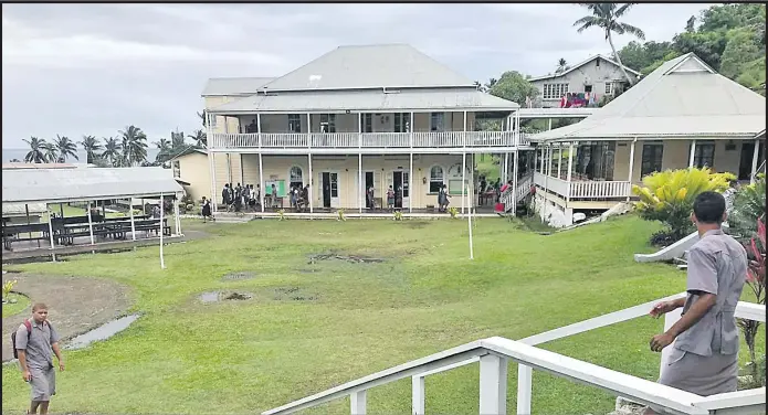  ?? Picture: LITIA CAVA ?? Students at Levuka Public School which was previously known as Levuka Common School.