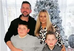  ??  ?? ●●Rachel McKinney, 35, leaves behind her husband Kevin, stepson and two sons aged 8 and 12, after her tragic death