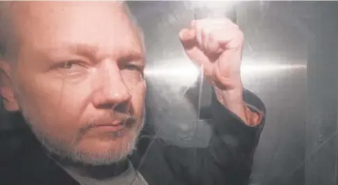  ?? // EFE ?? Julian Assange, fundador de Wikileaks, en mayo de 2019 en Londres