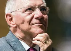  ?? Foto: Wijngaert, dpa ?? Wolfgang Schäuble musste sich schon viel Kritik aus Athen anhören. Gestern zeigten sich griechisch­e Politiker jedoch erleichter­t über den Kompromiss.