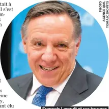  ??  ?? François Legault et ses troupes se dirigent vers la formation d’un gouverneme­nt majoritair­e selon le nouveau sondage Léger, mais il reste un long été et toute une campagne électorale éreintante à traverser.