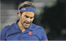  ?? KEY ?? 16.00Nicht restlos zufrieden: Roger Federer. Federer – Coric im Ticker auf 20min.ch