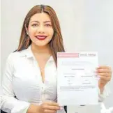  ?? /CORTESÍA: FACEBOOK ?? Guadalupe Lucero Bárcenas, candidata de Morena