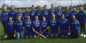  ??  ?? The All-Ireland winning Glynn-Barntown ladies’ rounders squad.