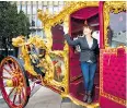  ??  ?? Judith in the Lord Mayor’s State Coach