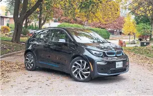  ?? SEBASTIAN BELL PHOTOS AUTOGUIDE.COM ?? The i3 is a car defined by electricit­y and BMW has been wise not to fight that.