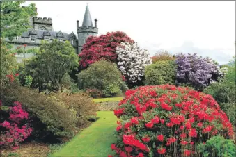  ??  ?? Inveraray Castle and gardens are to open later this month.