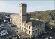  ??  ?? ‘STUNNING SPACE’: Work to redevelop Victoria Mills, in Greetland, for office, retail and leisure space is to start shortly.