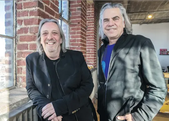  ?? PHOTOS: DAVE SIDAWAY ?? The 1978 album Deux cents nuits à l’heure captured the camaraderi­e of the 1970s Québécois music scene. Serge Fiori, left, and Richard Séguin “didn’t really make a decision to do the project together,” Fiori says. “When I had a break from touring with Harmonium, I’d go hang out with Richard.”