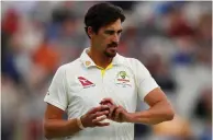  ?? (Reuters) ?? Australia’s fast bowler Mitchell Starc.