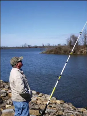  ?? The Sentinel-Record/Corbet Deary ?? ANGLERS DELIGHT: Rising Star Park is a popular destinatio­n for fishing enthusiast­s, who can either fish from the shoreline or utilize the launching ramp that is located within the perimeters of the facility.