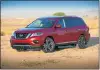  ??  ?? The new US version of the Nissan Pathfinder.