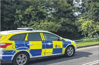  ?? Picture: Inquire ?? Police seal off an area of woodland just off University Road after the assault in the early hours of Friday