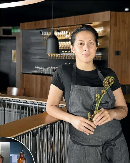  ?? PHOTOS: ROSS GIBLIN/STUFF ?? Hiakai chef-owner Monique Fiso will reopen her restaurant next week.