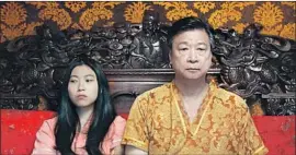  ?? A24 ?? TZI MA, right, plays Awkwafina’s father in the film based on the director’s life.
