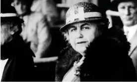  ?? Photograph: Hulton Archive/Getty Images ?? ‘She was very good at sort of the public performanc­e piece side of politics’ … Edith Wilson circa 1922.