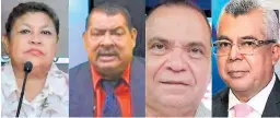  ??  ?? FALLECIDOS. En Honduras falleciero­n Francis Jaqueline Bojórquez, José Edilberto Zelaya, David Romero y Pablo Gerardo Matamoros.