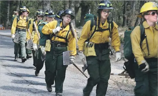  ?? Gina Ferazzi Photograph­s by Los Angeles Times ?? “WE’RE NOT GOING to sugarcoat anything .... There will be lots of opportunit­ies for these women to say, ‘I’ve had enough, I want out,’ ” said one course instructor.