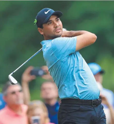  ?? Picture: SAM GREENWOOD/GETTY/AFP ?? Jason Day is going into the US PGA Championsh­ip tonight in determined mood.