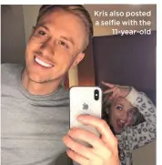  ??  ?? Kris also posted a selfie with the
11-year-old