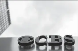  ?? Mary Altaffer Associated Press ?? CBS IS expected to plow ahead with its lawsuit and challenge Shari Redstone’s bylaw change that requires the board to approve measures with 90% of the vote.