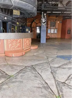  ?? Liese Klein ?? The interior of the old LaserQuest on the Berlin Turnpike in Newington, set to be revamped as a multi-level LaserMaxx in the first half of 2024.