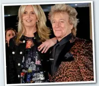 ??  ?? Having a clear-out: Sir Rod Stewart and his wife Penny Lancaster