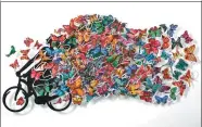  ?? PHOTOS PROVIDED TO CHINA DAILY ?? The Butterfly series is one of the highlights of David Gerstein’s show in Beijing.