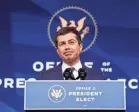  ?? KEVIN LAMARQUE/AFP VIA GETTY IMAGES ?? Buttigieg, the former mayor of South Bend, Indiana, is 38 years old and also would be the first millennial to serve in the Cabinet.