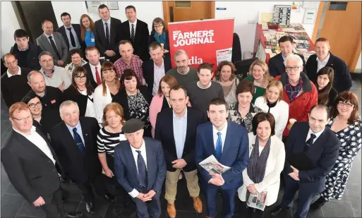  ?? Photo by Michelle Cooper Galvin ?? Amongst those attending the Farming on the Wild Atlantic Way Networking event were Moira Murrell CEO Kerry County Council, Minister Brendan Griffin and Deputy Michael Healy Rae at the Kerry Services Centre, Killorglin on Friday.